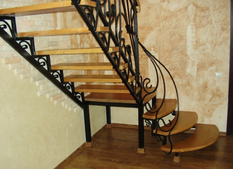 Кованая лестница КЛ-023