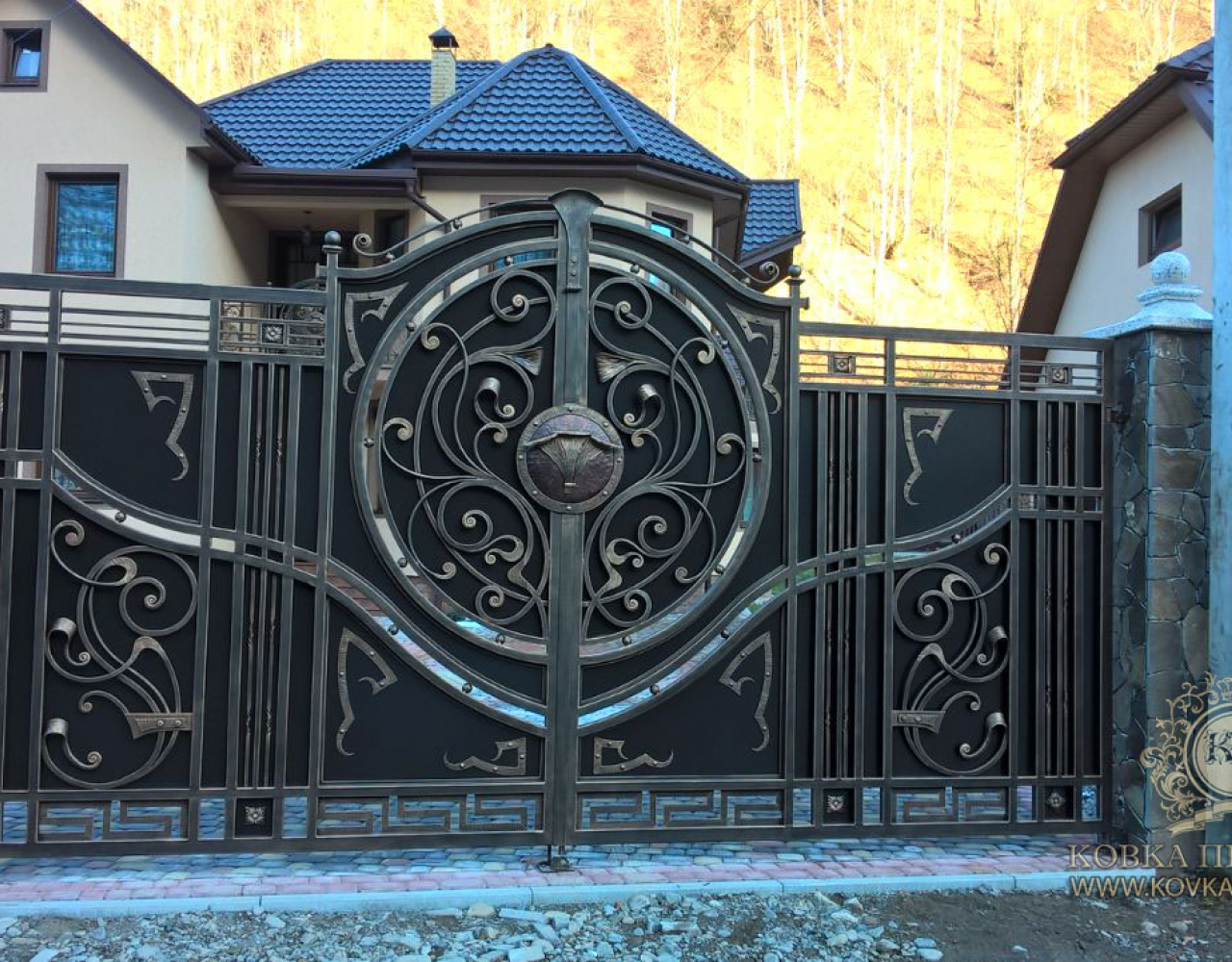 Кованые ворота ВО-143