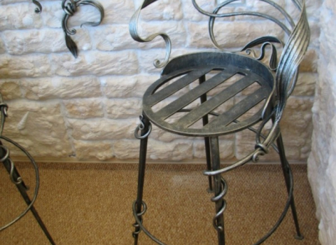 Оригинальные кованые стулья СТЛ-022