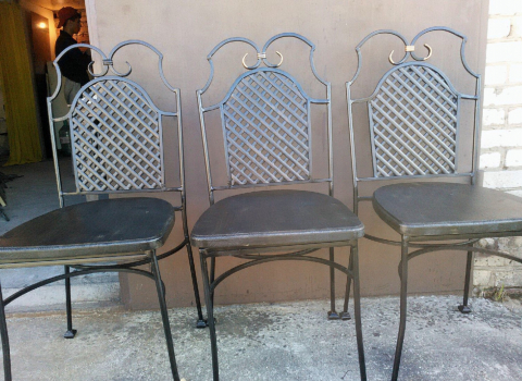 Кованые стулья для террасы и беседки СТЛ-129