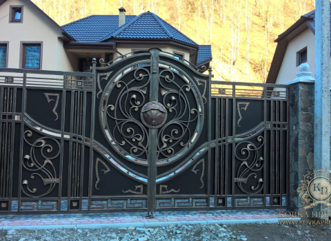 Кованые ворота ВО-143